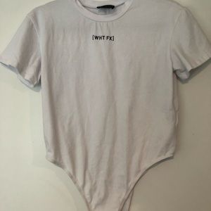 White Fox White Bodysuit